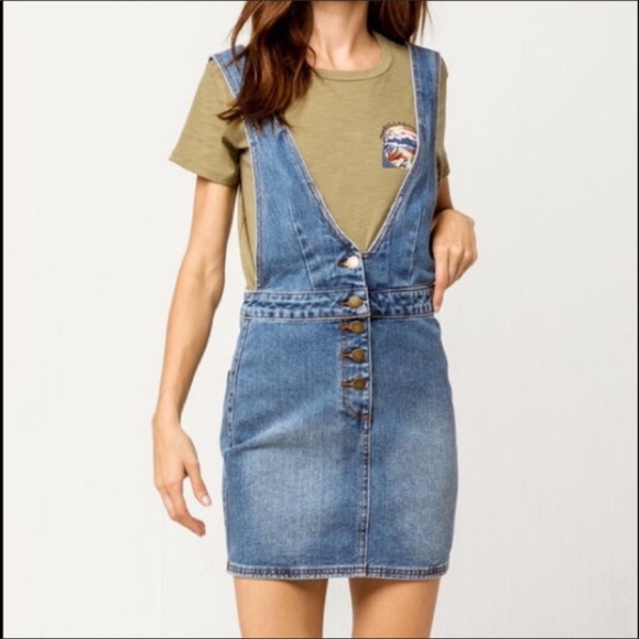 🔆BILLABONG🔆 WARMING UP INDIGO JEAN DRESS - Picture 7 of 17